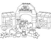 Coloriage et dessins gratuit Lego Junior jouets à imprimer