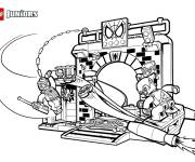 Coloriage Lego Spiderman Junior
