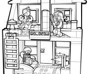 Coloriage Maison Lego Juniors