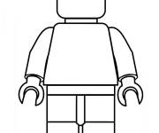 Coloriage Personnage Lego Junior facile