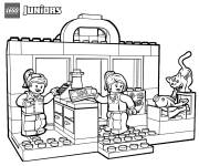 Coloriage Shopping de Lego Juniors