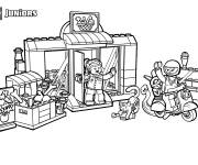 Coloriage Supermarch&eacute; de Lego Juniors