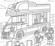Coloriage Vacance de Lego Junior