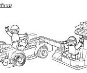Coloriage Voiture de course du monde lego juniors