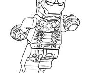 Coloriage Iron Man Lego Marvel film