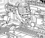 Coloriage et dessins gratuit Le m&eacute;chant du film Lego Marvel à imprimer