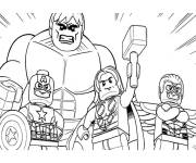 Coloriage Lego Marvel Avengers en ligne