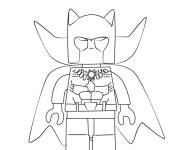 Coloriage Lego Marvel Black Panther