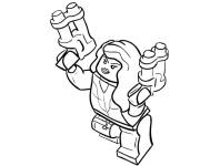 Coloriage Lego Marvel Black Widow