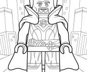 Coloriage Lego Marvel Doctor Strange a l'air confiant