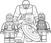 Coloriage Lego Marvel film de 2017