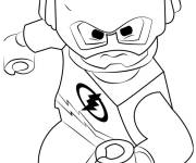 Coloriage Lego Marvel Flash