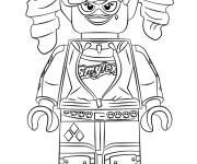 Coloriage Lego Marvel Harley Quinn