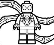 Coloriage Lego Marvel Spiderman De Fer