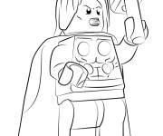 Coloriage Lego Marvel Thor