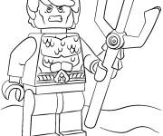 Coloriage Legp Marvel Lego Aquaman