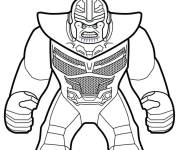 Coloriage Thanos du film Lego Marvel