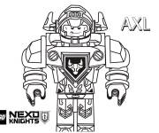 Coloriage Axl D&eacute;fenseur de Naithonia
