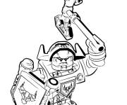 Coloriage et dessins gratuit Axl Lego Nexo Knights en couleurs à imprimer