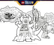 Coloriage BadGuys Formation de lego nexo knights