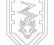 Coloriage et dessins gratuit Bouclier LEGO Nexo chevaliers à imprimer