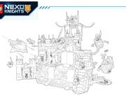 Coloriage Ch&acirc;teau du Royaume de Naithonia