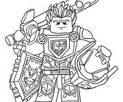 Coloriage Chef des Nexo Knights