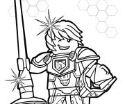 Coloriage Chevalier Lego Nexo Knights