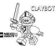 Coloriage Claybot Lego Nexo Knights
