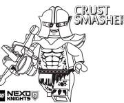 Coloriage Crust Smasher Lego Nexo Knights