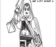 Coloriage et dessins gratuit Lavaria chevalier lego Nexo à imprimer