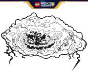 Coloriage Le m&eacute;chant Monstrox de lego nexo knights