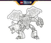 Coloriage Le monstre m&eacute;chant de Nexo