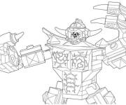 Coloriage Le monstre Sparks de Lego Nexo Knights