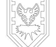 Coloriage et dessins gratuit LEGO Nexo Knights aigle à imprimer