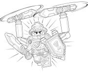 Coloriage Lego Nexo Knights Clay d&eacute;termin&eacute;