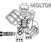 Coloriage Lego Nexo Knights Moltor