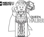 Coloriage Lego Nexo Knights Reine Halbert