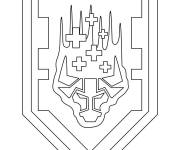 Coloriage Page de coloriage Bouclier Lego Nexo Knights