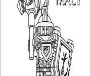 Coloriage Princesse Macy de Lego Nexo Knights