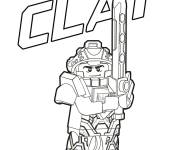Coloriage Protecteur et d&eacute;fenseur du royaume Lego Nexo Knights