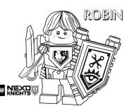 Coloriage Robin de Lego Nexo Knights