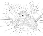 Coloriage Robin Underwood avec tous ses armes