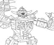Coloriage Robot Lego Nexo
