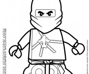 Coloriage et dessins gratuit Lego Ninjago Cole à imprimer