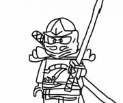 Coloriage et dessins gratuit Lego Ninjago dessin animé à imprimer