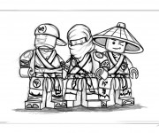 Coloriage Lego Ninjago maternelle