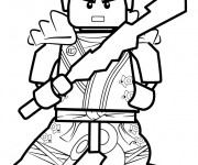 Coloriage Lego Ninjago vecteur