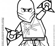 Coloriage Lego Ninjago Zane