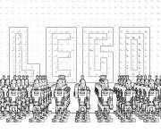 Coloriage Droids LEGO Star Wars
